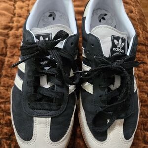 Adidas Black and White Sneakers